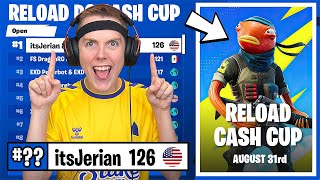 So I Played The First RELOAD Cash Cup Fortnite [upl. by Aileno372]