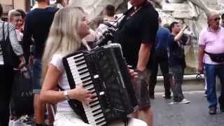 Piazza Navona accordion player [upl. by Westleigh]