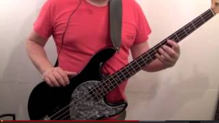 learn how to play bass guitar to london calling  the clash  paul simenon [upl. by Nekal]