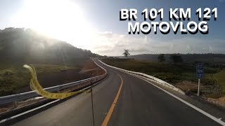 MOTOVLOG BR 101 KM 120 ao 126 [upl. by Tunk755]