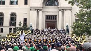 Notre Dame Fight song concert on Steps Central Mi [upl. by Teador]