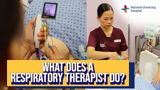 What does a respiratory therapist do [upl. by Leiuqeze]