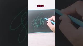 Sridhar Name Signature 😍 Comment your name for signature 😊 [upl. by Dnomse652]