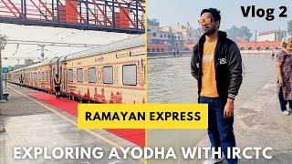 Ramayan Express Train Yatra Reaches Ram Janmabhoomi Ayodhya [upl. by Ecinereb]