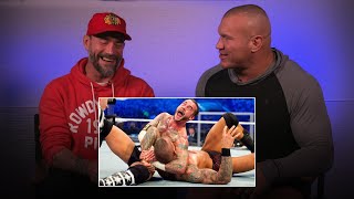 CM Punk and Randy Orton react to WrestleMania XXVII classic WWE Playback [upl. by Thorne756]