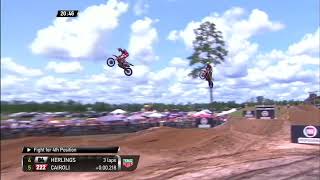 Cairoli vs Herlings Race 1  Monster Energy MXGP of USA [upl. by Kliber880]