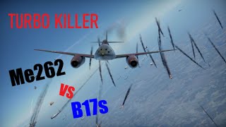 TURBO KILLER Me262 vs B17s  War Thunder Cinematic Music video [upl. by Garber]