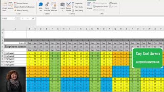 Create schedules in Excel with shift according to pay periods [upl. by Leroy518]