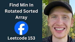 Find Minimum in Rotated Sorted Array  Leetcode 153  Binary Search Python [upl. by Nnylrac]