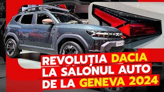 REVOLUȚIA Dacia Noul Duster Spring și Sandero în premieră la Salonul Auto de la Geneva 2024 [upl. by Nesiaj959]