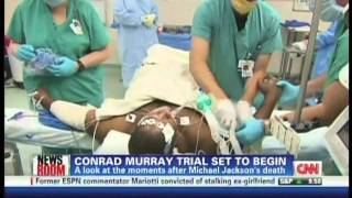 Conrad Murray trial for death of Michael Jackson September 14 2011 [upl. by Atinehs]