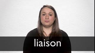 How to pronounce LIAISON in British English [upl. by Peer234]