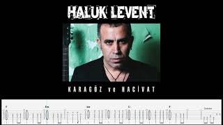 Haluk Levent  Zifiri Gitar Ritm ve Solo Tab [upl. by Rett]