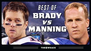 Tom Brady vs Peyton Manning Best Moments from Historic Rivalry [upl. by Tali]