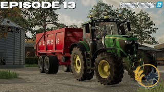 Transport de fumier   EARL de la vache dor EP13 Série RP  Farming Simulator 22 [upl. by Enirehs]