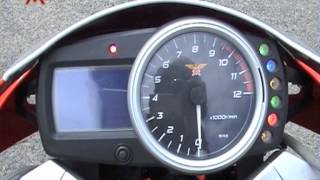 Moto Morini Corsaro 1200  QD exhaust sound [upl. by Eveiveneg]