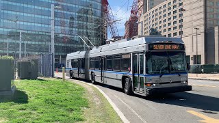 Trolleybuses in Boston  Silver Line Way [upl. by Honeywell255]