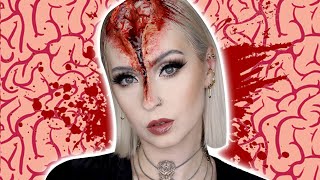 Jai un cerveau   Maquillage et Costume HALLOWEEN [upl. by Riha150]