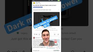 Power bi releasing a dark mode [upl. by Leugimsiul]