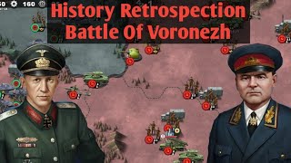 History Retrospection  Battle of Voronezh World Conqueror 4 [upl. by Ayotak]