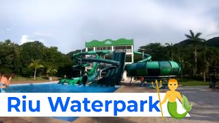 RIU WATERPARK  Awesome Attractions At The Riu All Inclusive Resort Guanacaste costarica vlog [upl. by Afital]