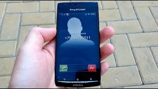 Sony Ericsson Arc S Incoming Call [upl. by Edsel278]