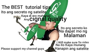 gsat installation guide paanu hanapin ang cignal quality [upl. by Pulling257]