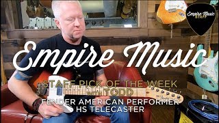 Staff Pick Of The Week  Fender American Performer HS Telecaster [upl. by Ennahs]