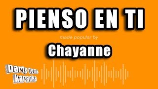 Chayanne  Pienso En Ti Versión Karaoke [upl. by Dnomad603]