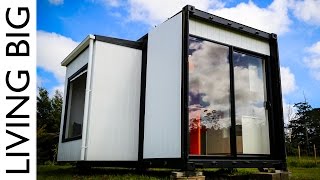 Amazing 20ft Shipping Container Home  The PodTainer [upl. by Livvyy]