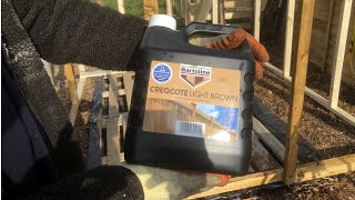 Bartoline Creocote Light Brown Oilbased Timber Treatment 4 Litre  Review creocote [upl. by Morez]