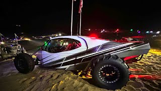 GLAMIS DUNES Oldsmobile Hill At Night Action Before New Years 2024  DIRT BIKE DIARIES EP206 [upl. by Sirdi675]