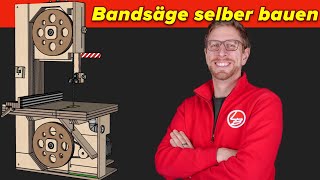 Profi Bandsäge aus Holz selber bauen  1 [upl. by Berey]