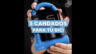 5 CANDADOS para ASEGURAR tu BICICLETA 🔒 [upl. by Rudiger]