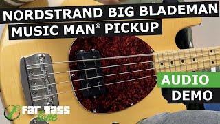 Nordstrand Big Blademan Music Man® Bass Pickup Demo [upl. by Adrianne]