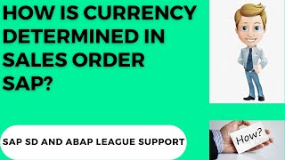 How is currency determined in sales order sap [upl. by Anawyt]