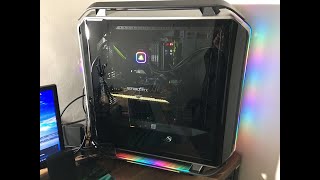 UNBOXING GABINETE COOLER MASTER C700M RGB  TIRANDO O MONSTRO DA CAIXA [upl. by Tekcirk]