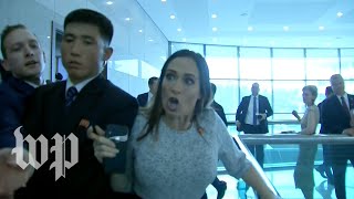 North Korean security scuffles with Stephanie Grisham [upl. by Lita]