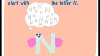 The alphabet for kids Letter N Nina amp the Noodles [upl. by Fechter564]