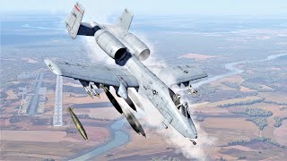 A10A Late Warthog Close Air Support in Ground RB Mode War Thunder [upl. by Leirza285]