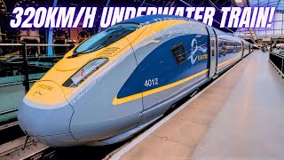 Paris to London by Eurostar incredible UNDERSEA high speed train [upl. by Ethelda]