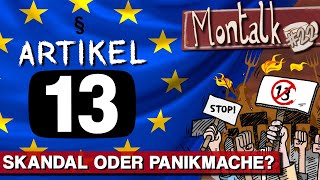 Artikel 13 amp Co Wie schlimm ist die EUUrheberrechtsreform  Montalk 22 [upl. by Douty]