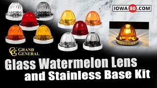 Watermelon Lens amp Polished Stainless Steel Light Kit [upl. by Joung]