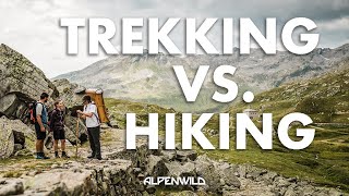 Whats the Difference Between Hiking and Trekking [upl. by Ahsenik]