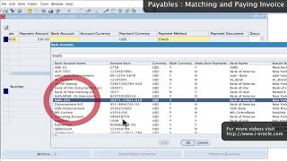 Oracle Training  Accounts Payable in Oracle EBusiness Suite R12 1080p  HD [upl. by Ambrosius]