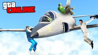 КАК ТЫ ВЫЖИЛ САМОЕ ОПАСНОЕ СТОЛКНОВНИЕ ИСТРЕБИТЕЛЕЙ НА СКОРОСТИ 800КМЧ В GTA 5 ONLINE [upl. by Ynohtnaleahcim879]