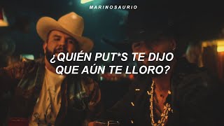 Maluma Carin Leon  Según Quién Letra [upl. by Weed]