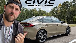 TESTED The 2025 Honda Civic Hatch proves HYBRIDS can be fun to drive RIP Prius [upl. by Marleah831]