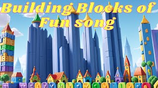 Building Blocks of Fun song cartoon for kids funny video cartoon shortsvideo [upl. by Atikram]