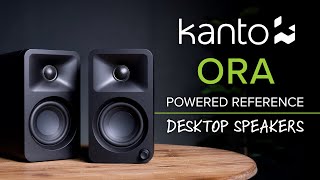 Kanto ORA Desktop Speakers USBC Bluetooth 50 a subwoofer out amp more [upl. by Ritchie783]